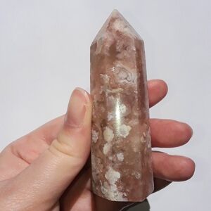 Flower Agate Tower *chipped tip*